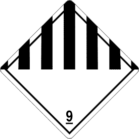 International "Wordless" Miscellaneous Class 9 Label