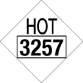 Vinyl 3257 HOT Placard