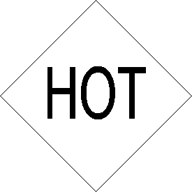 Tag-board HOT Placard