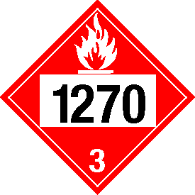 Tag-board 1270 Flammable Class 3 Placard